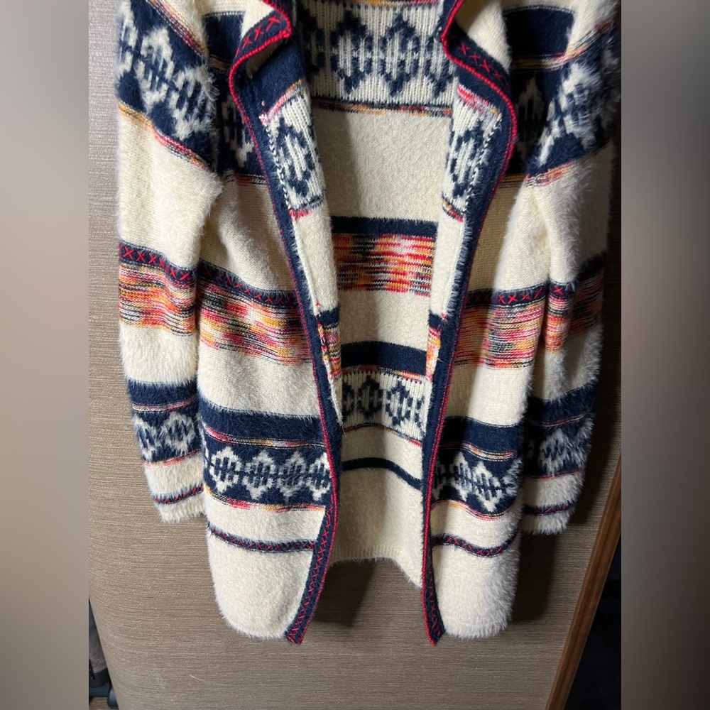 Anthropologie Callahan Novelty Duster Sweater size large - Picture 11 of 12